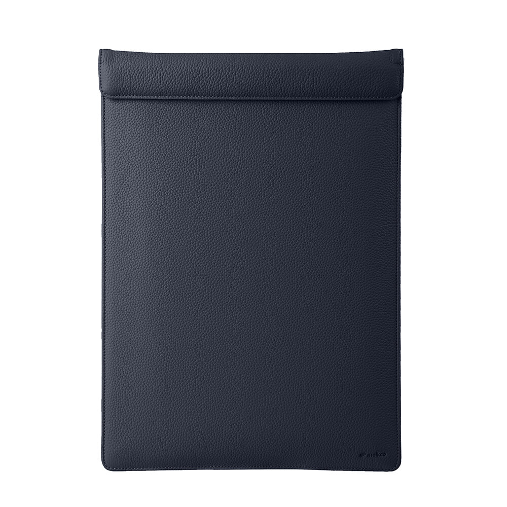 Melkco Origin Series Genuine Leather Laptop Sleeve Size Dark Blue-1